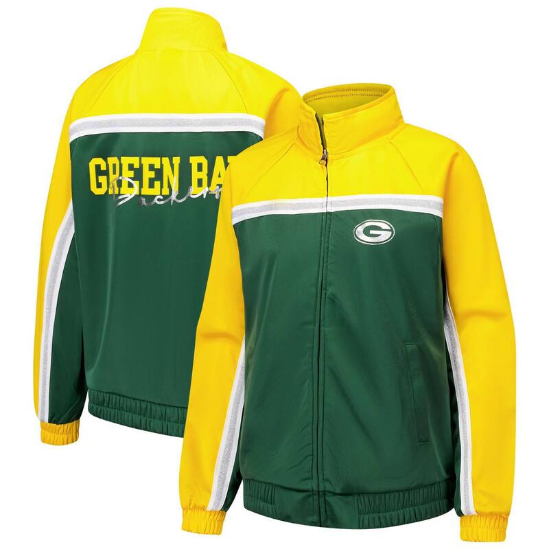 ジースリー フォーハー バイ カール バンクス レディース アウター ジャケット・ブルゾン Women's G-III 4Her by Carl Banks Green Bay Packers Post Game Full-Zip Track Jacket Pkr Green グリーン 14,950円