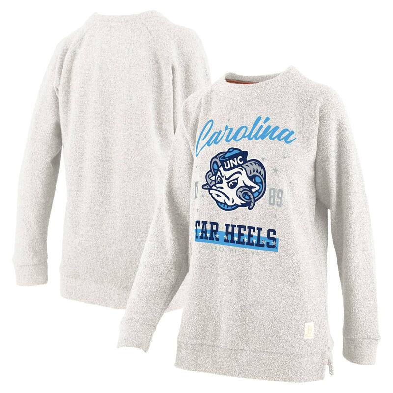 プレスボックス レディース トップス Tシャツ プラスサイズ パイル スウェット ヒール Women's Pressbox Oatmeal North Carolina Tar Heels Plusize Comfy Cairo Terry Pullover Sweatshirt Unc Multi マルチカラー