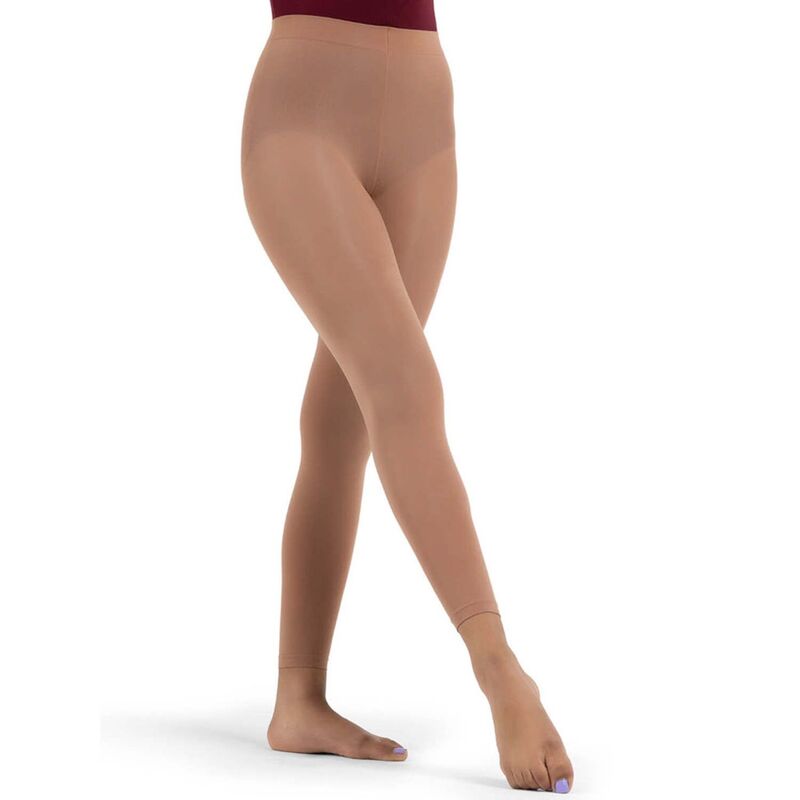 カペジオ レディース アンダーウェア 靴下 ニット Capezio Footless Tight w Self Knit Waist Band Suntan 5,685円