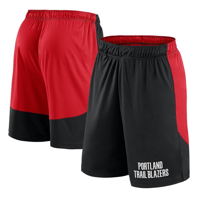 アンブランデッド メンズ ボトムス ハーフパンツ・ショーツ ショートパンツ ブレザー Unbranded Men's Black/Red Portland Trail Blazers Launch Performance Shorts Trblack ブラック