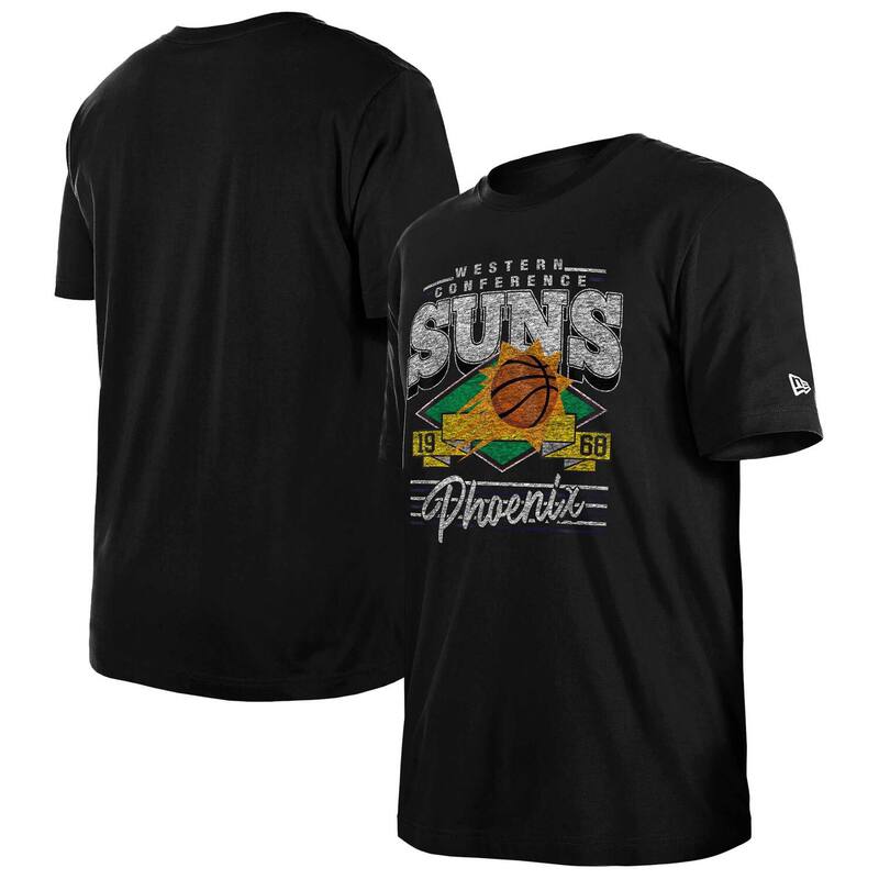 ニューエラ メンズ トップス Tシャツ Men'sNew Era Black Phoenix Sunsport Classics T-Shirt Phx Black ブラック