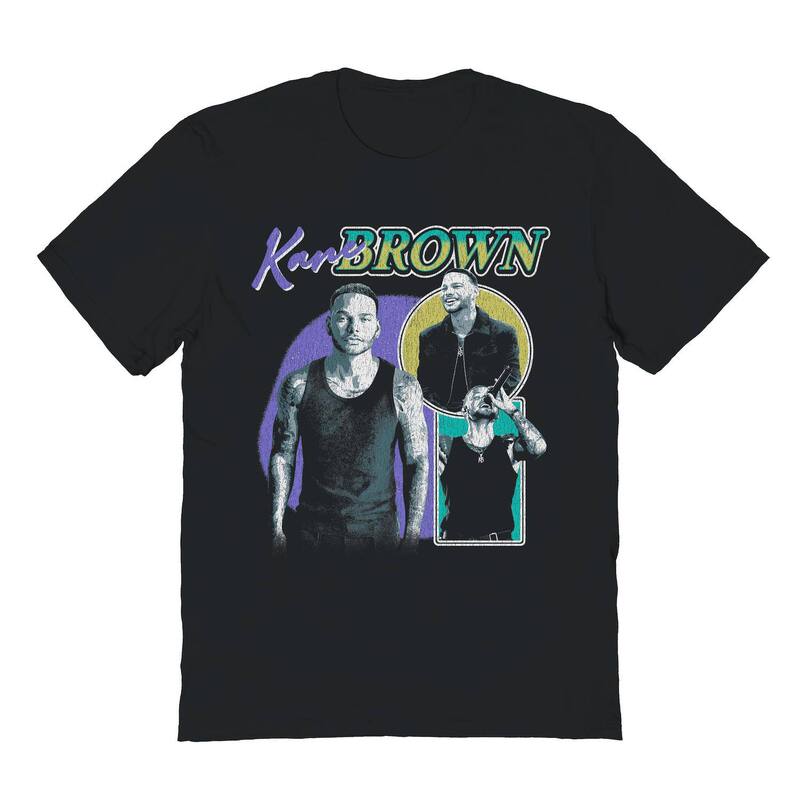 アニメキャラクター メンズ トップス Tシャツ グラフィック Licensed Character Men's Kane Brown KB Graphic Tee Black ブラック｜ReVida 店