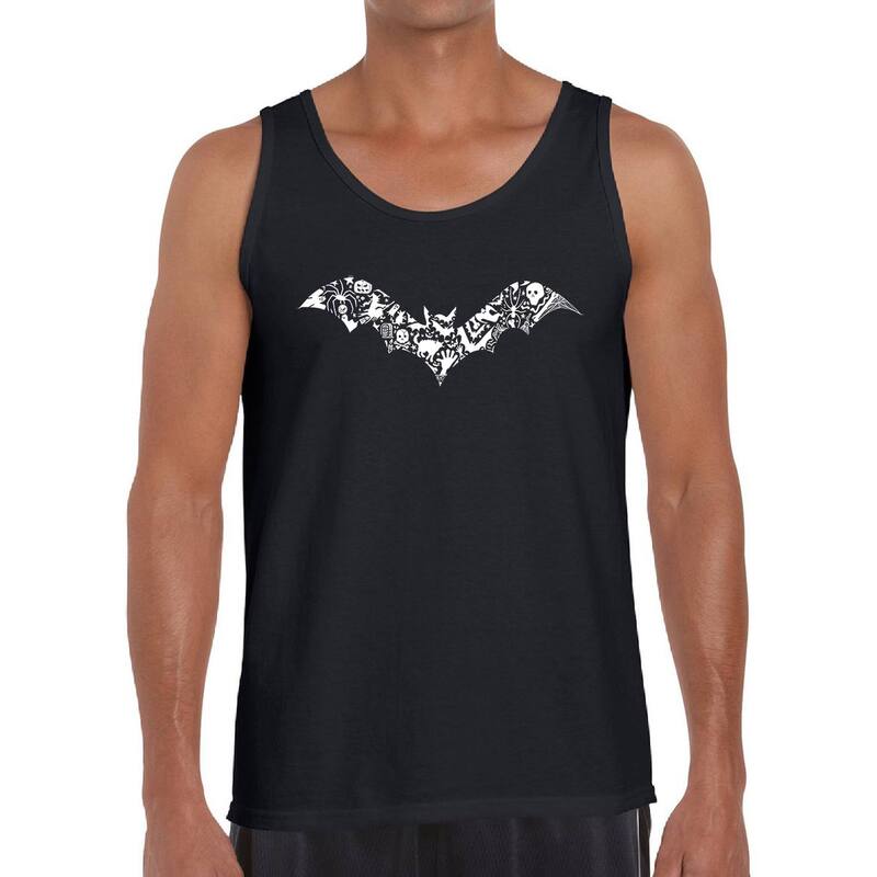 エルエーポップアート メンズ トップス Tシャツ LA Pop Art Bat Pics - Men's Word Artank Top Black ブラック