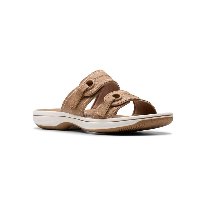 クラークス レディース シューズ サンダル Clarks Breeze Maye Cloudstepper Women's Flip Flop Sandals Warm Beige ベージュ