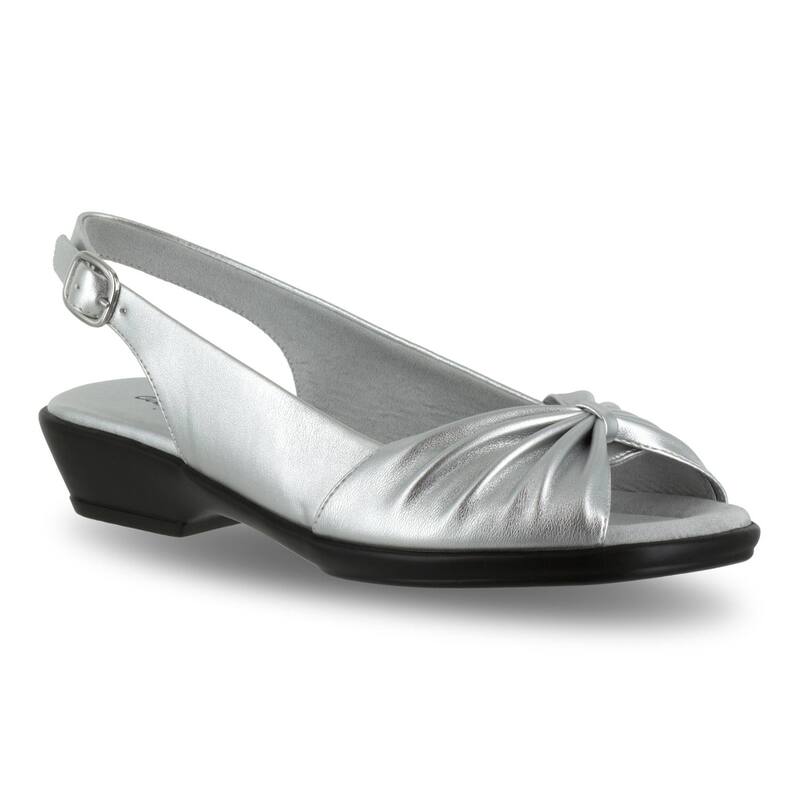 【送料無料】 イージーストリート レディース サンダル シューズ Easy Street Fantasia Women's Dress Sandals Silver画像