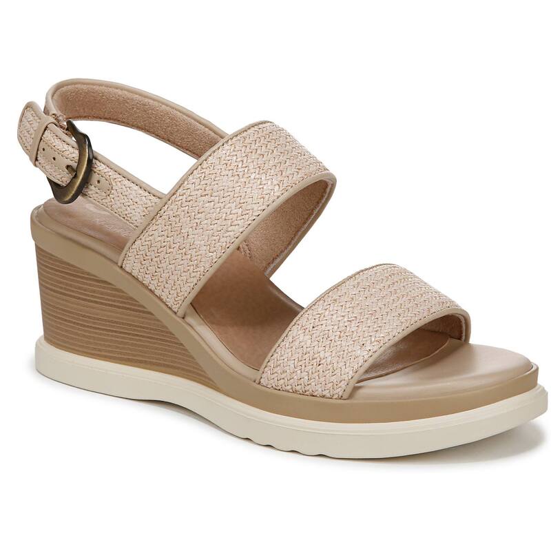 ソウルニュトライザー レディース シューズ サンダル SOUL Naturalizer Livia2 Women'slingback Wedge Sandals Natural 17,610円
