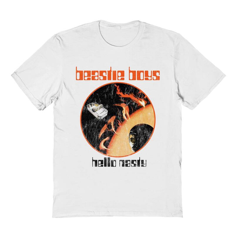 アニメキャラクター メンズ トップス Tシャツ グラフィック Licensed Character Men's Beastie Boys Hello Nasty Sun Graphic Tee White ホワイト｜ReVida 店