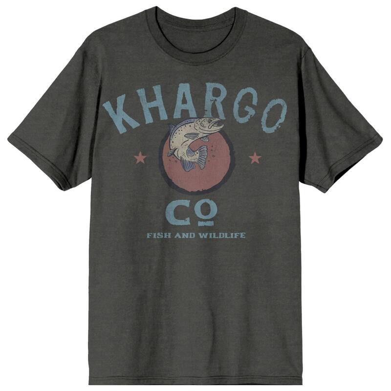 アニメキャラクター メンズ トップス Tシャツ グラフィック Licensed Character Men's Khargo Fish And Wildlife Graphic Tee Gray グレー｜ReVida 店 7,965円
