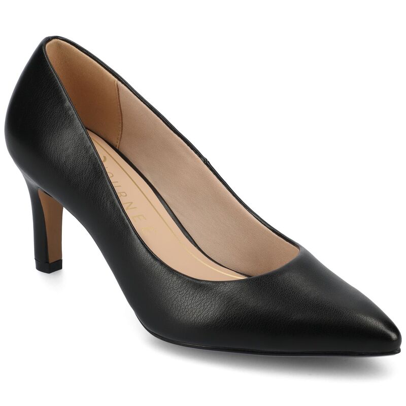 ジュルネ コレクション レディース シューズ パンプス ヒール Journee Collection Scylee Slip-On Stiletto Pointed-Toe Higheel Shoes Black ブラック 16,436円
