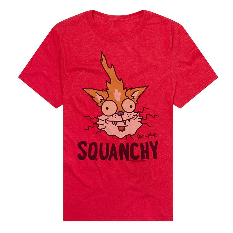 アニメキャラクター メンズ トップス Tシャツ グラフィック Licensed Character Men'squanchy Rick & Morty Graphic Tee Red レッド｜ReVida 店