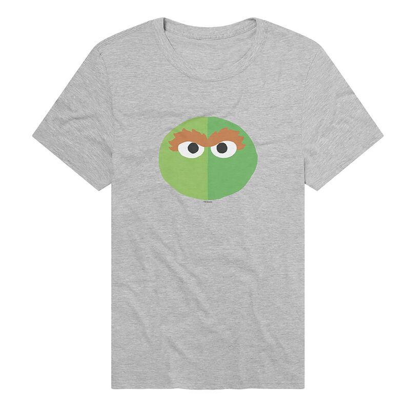 アニメキャラクター メンズ トップス Tシャツ グラフィック Licensed Character Men'sesame Street Oscar the Grouch Grimace Graphic Tee Athletic Heather ヘザー|ReVida 店