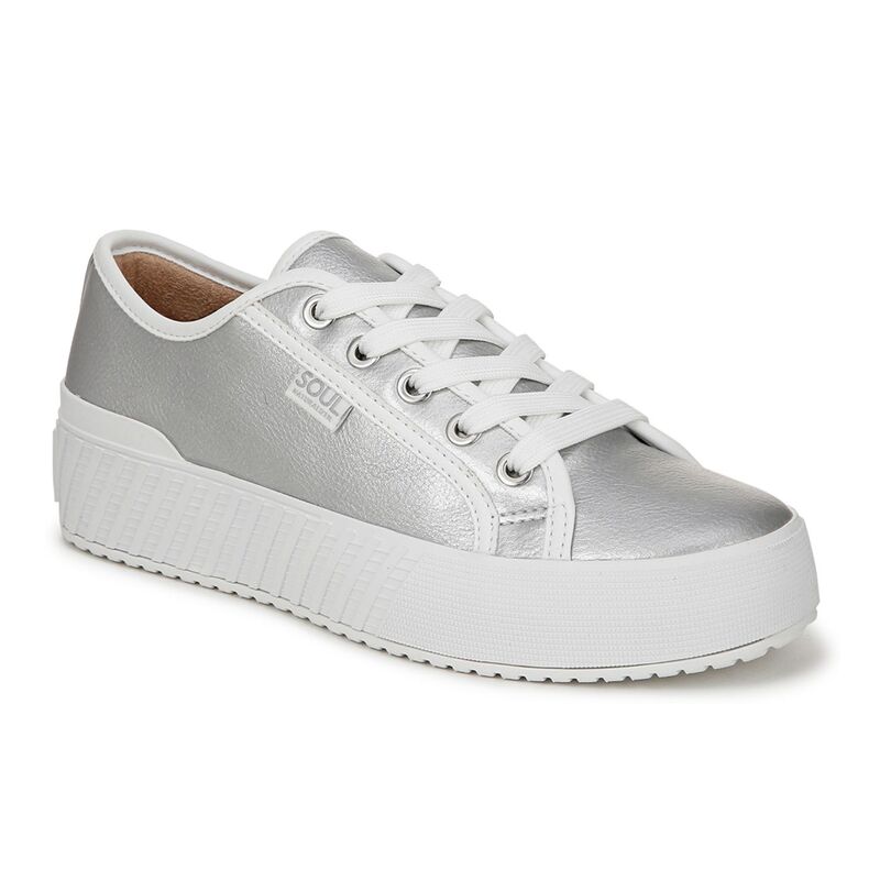 ソウルニュトライザー レディース シューズ スニーカー プラットフォーム SOUL Naturalizer Iliana Women's Platform Sneakersilver シルバー