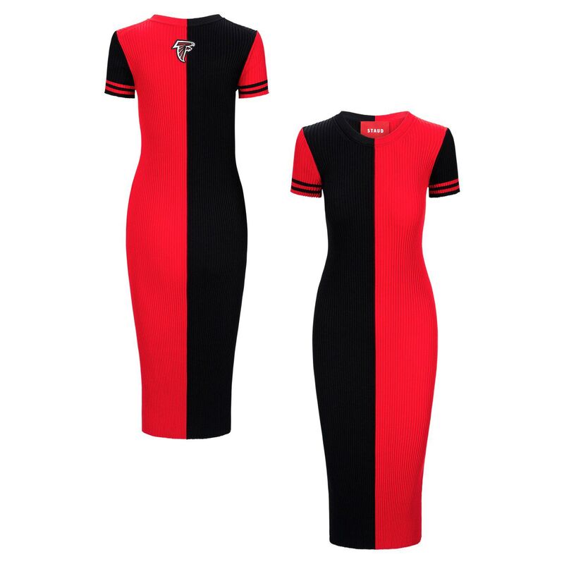 スタウド レディース トップス ワンピース Women'sTAUD Black/Red Atlanta Falcons Colleen Dress Fal Black ブラック 29,770円