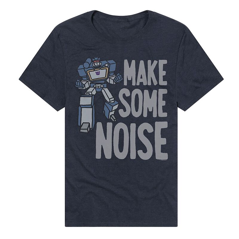 アニメキャラクター メンズ トップス Tシャツ グラフィック Licensed Character Men's Transformers Make Some Noise Graphic Tee Navy ネイビー