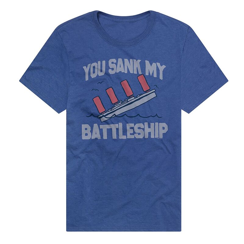 アニメキャラクター メンズ トップス Tシャツ Licensed Character Men's You Sank My Battleship T-Shirt Royal|ReVida 店