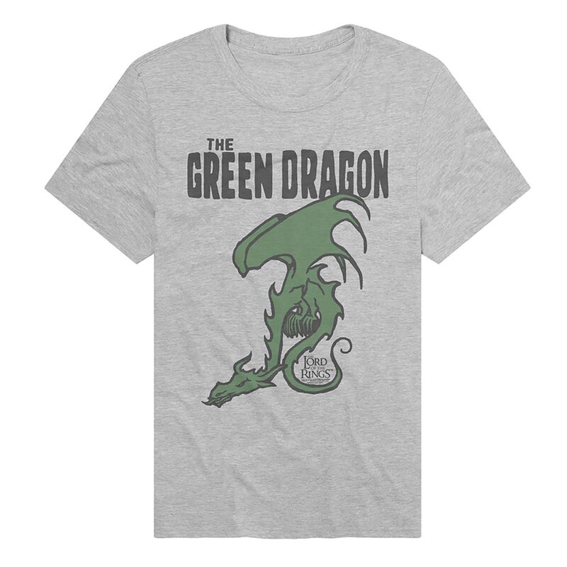 アニメキャラクター メンズ トップス Tシャツ グラフィック Licensed Character Men's Lord of the Rings The Green Dragon Graphic Tee Athletic Heather ヘザー