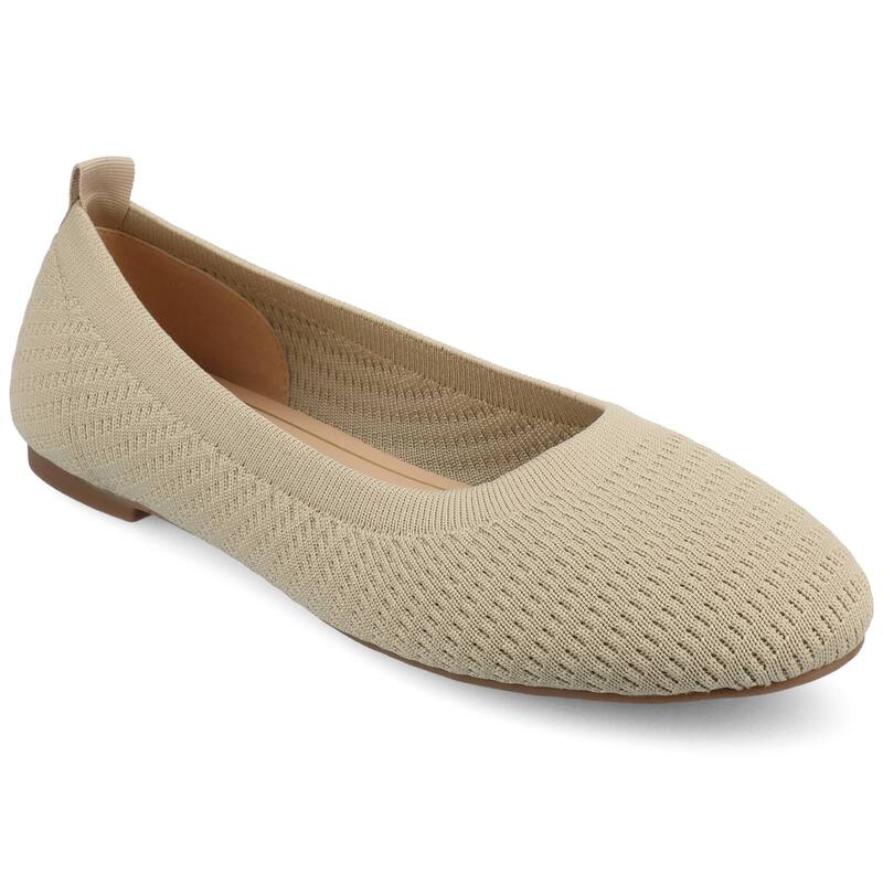 ジュルネ コレクション レディース シューズ サンダル Journee Collection Maryann Tru Comfort Foam Women's Flats Taupe トープ