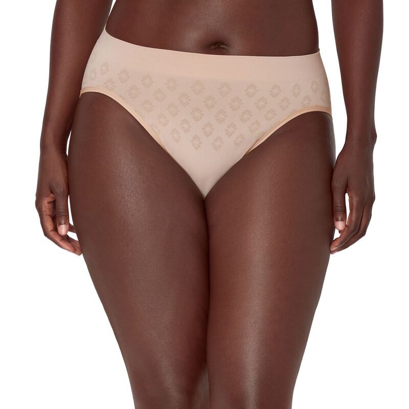 バリ レディース アンダー御召しもの ズボン下 Women\u0027s Bali Confident Light Leak \u0026 Period Protection Hi-Cut Panty DFSLH1 Almond