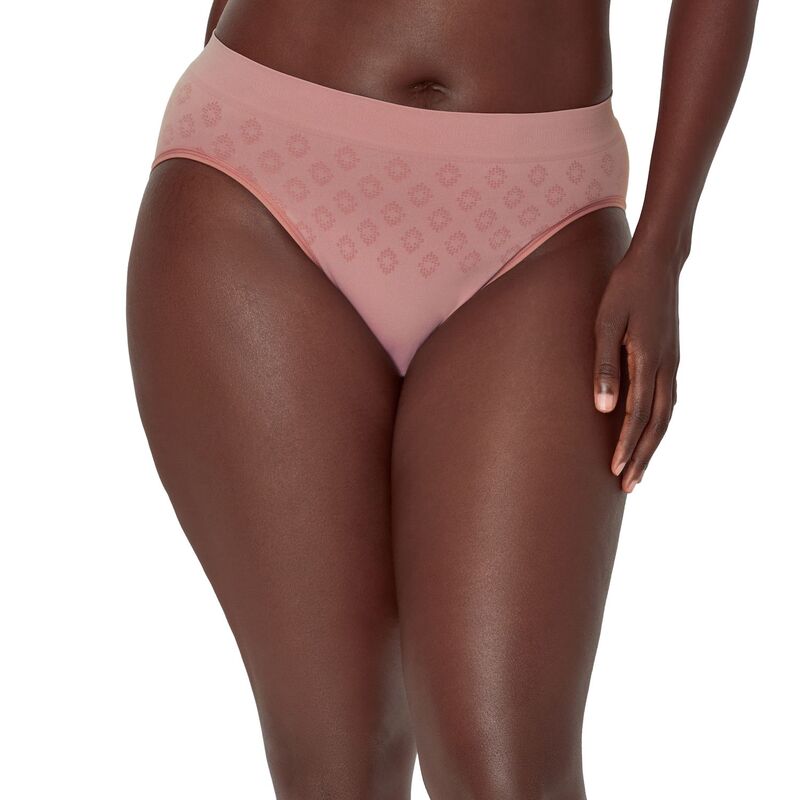 バリ レディース アンダー御召しもの ズボン下 Women\u0027s Bali Confident Light Leak \u0026 Period Protection Hi-Cut Panty DFSLH1 Smokey Purple Mauve パープル