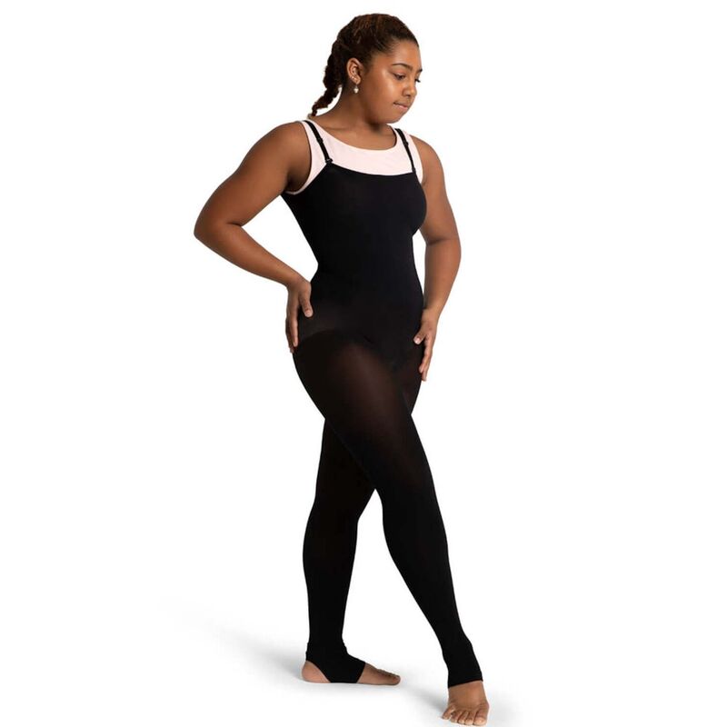 カペジオ レディース アンダーお召しもの ソックス Capezio Ultra Soft Stirrup Body Tight Black 黒いこと