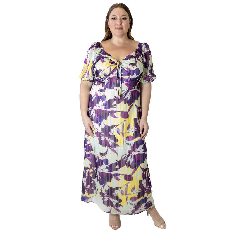 ジェシカロンドン レディース トップス ワンピース マキシ Jessica London Mare Pour Toi Sweetheart Maxi Dress Lavender ラベンダー
