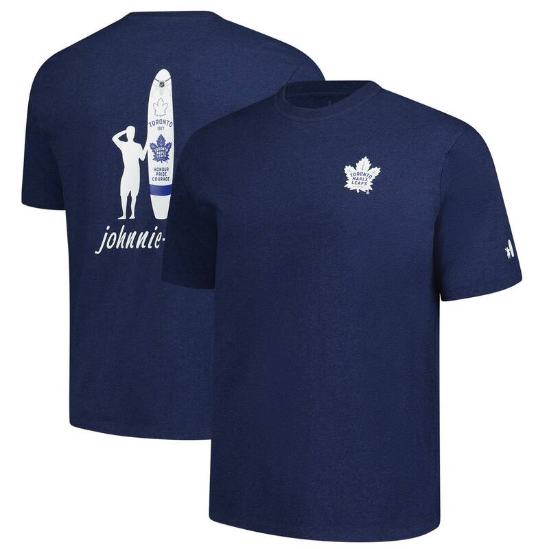 ジョニー オー メンズ トップス Tシャツ Men's johnnie-O Navy Toronto Mapleafs Heathered Spencer T-Shirt Mpl Navy ネイビー