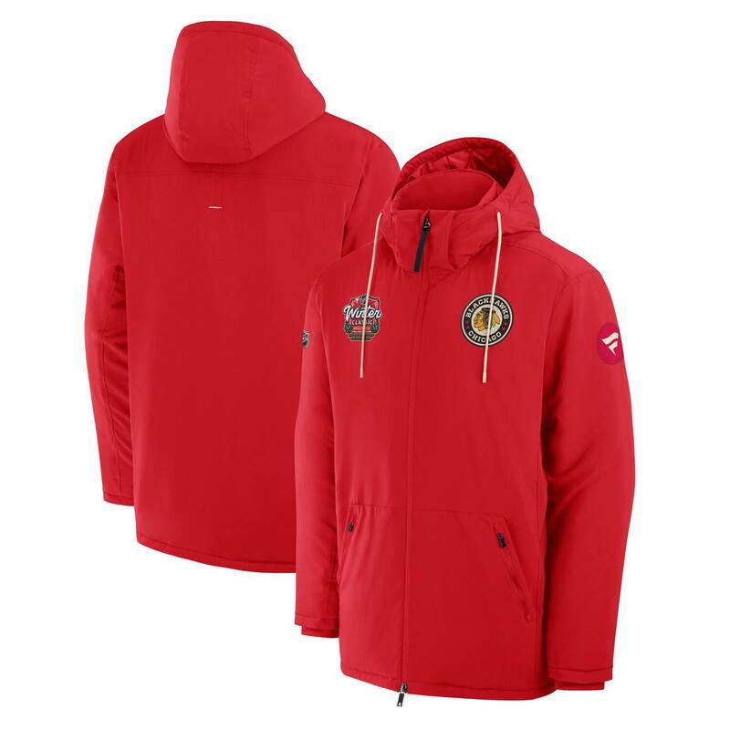 ファナティクス メンズ アウター ジャケット・ブルゾン Men's Fanatics Red Chicago Blackhawks 2025 NHL Winter Classic Full-Zip Insulated Jacket Hwk Red レッド