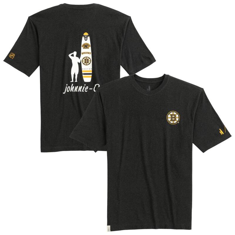 ジョニー オー メンズ トップス Tシャツ Men's johnnie-O Charcoal Boston Bruins Heathered Spencer T-Shirt Bsb Charco チャコール