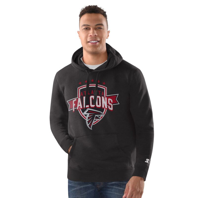 スターター メンズ トップス Tシャツ ヴィンテージ パーカー Men'starter Black Atlanta Falcons Vintage Pullover Hoodie Fal Black ブラック