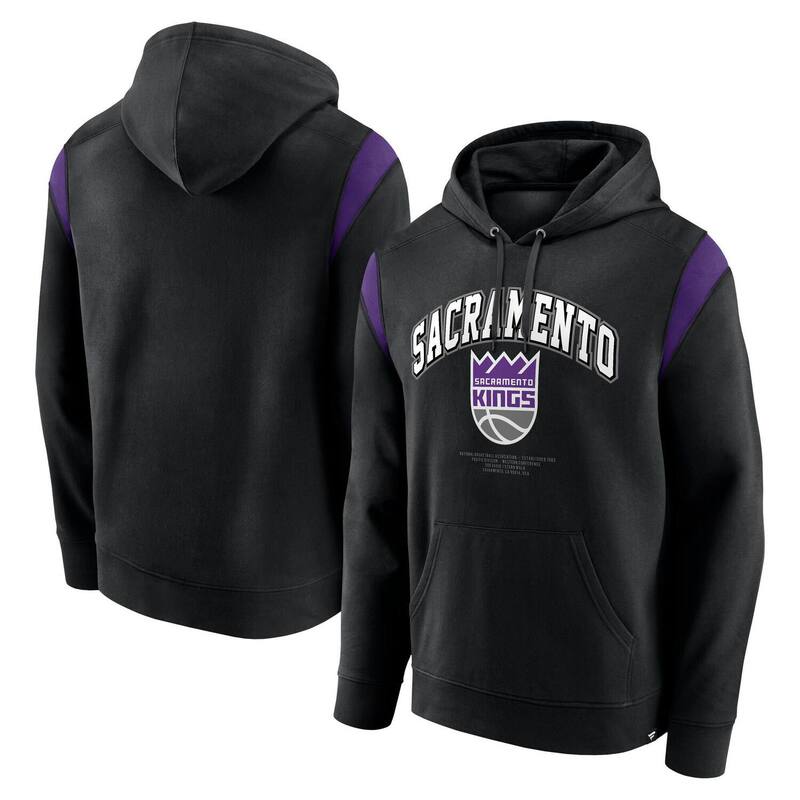 ファナティクス メンズ トップス Tシャツ パーカー Men's Fanatics Black Sacramento Kingscorer Pullover Hoodie Kng Black ブラック