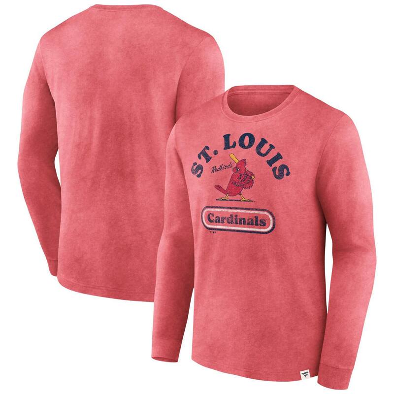 ファナティクス メンズ トップス Tシャツ Men's Fanatics Red St. Louis Cardinals Circus Catch Long Sleeve T-Shirt Crd Red レッド