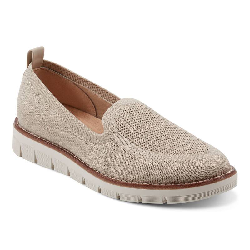 イージースピリット レディース シューズ スニーカー ニット Easy Spirit Vanessa Women's Knit Slip-On Flatseashell Beige ベージュ