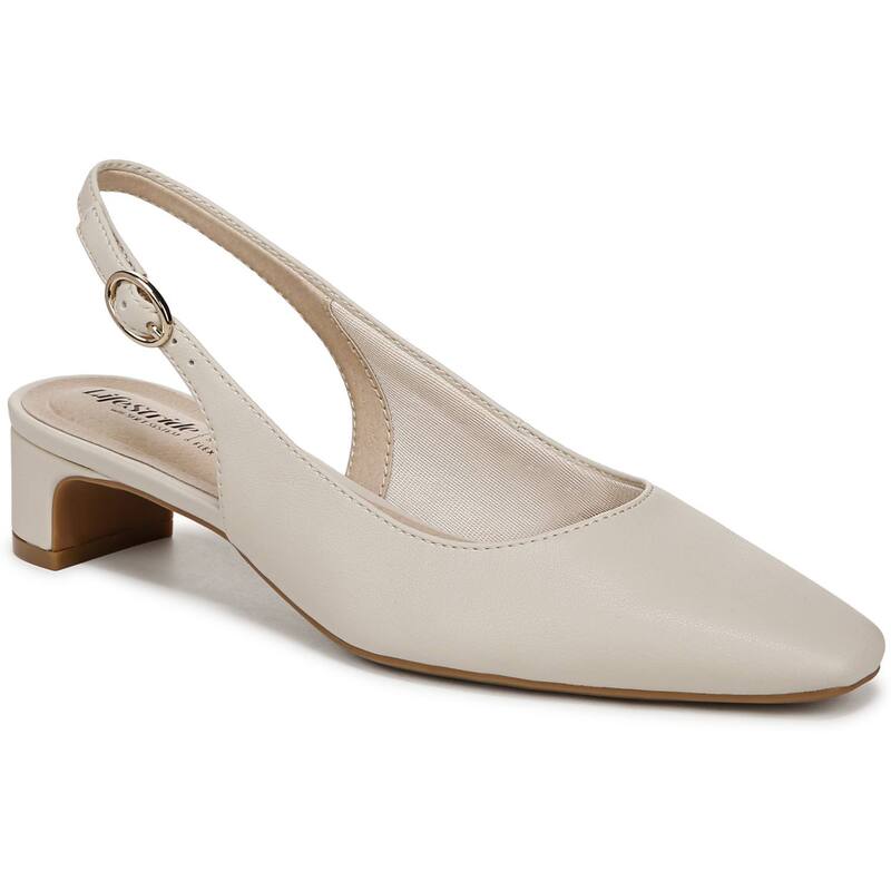 ライフストライド レディース シューズ パンプス LifeStride Lorena Women'slingback Dresshoes Pebble Taupe トープ