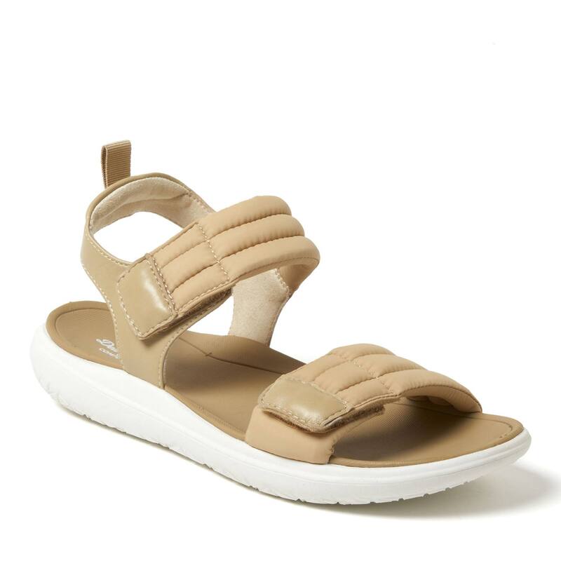 ディアフォームズ レディース シューズ サンダル Dearfoams Thea Original Comfort Women'strap Sandals Khaki カーキ