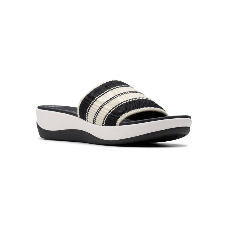 クラークス レディース シューズ サンダル Clarks Cloudsteppers Arla Hollis Women'slide Sandals Black ブラック｜ReVida 店