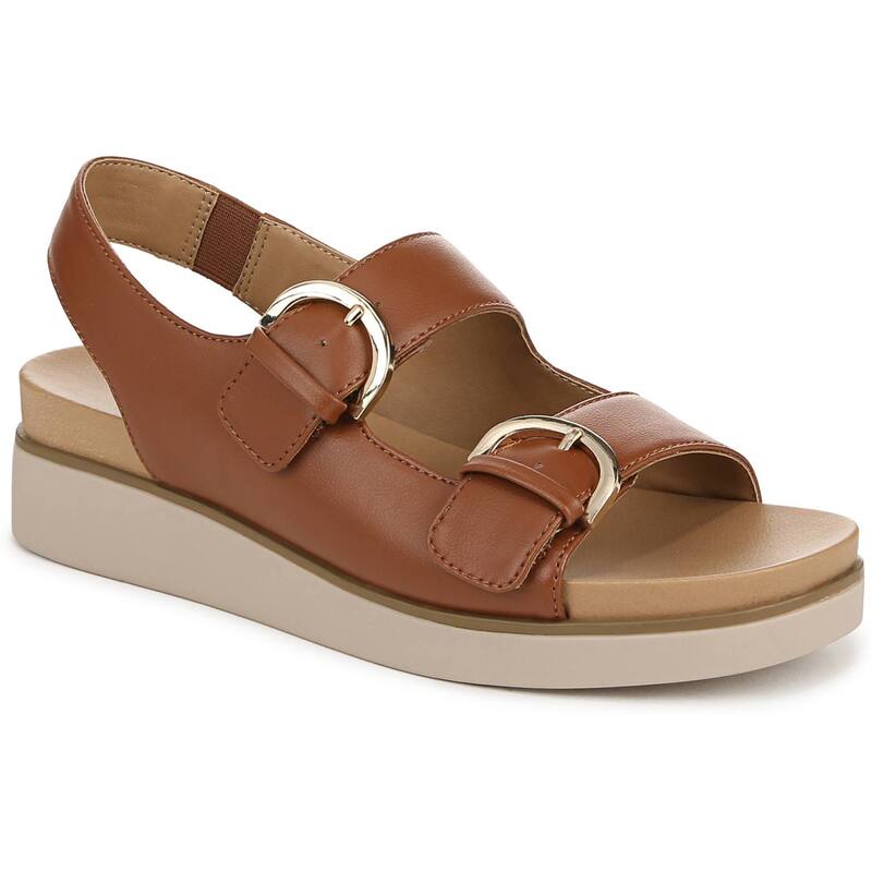 ライフストライド レディース シューズ サンダル プラットフォーム LifeStride Goodie Women'slingback Platform Sandals Tan タン