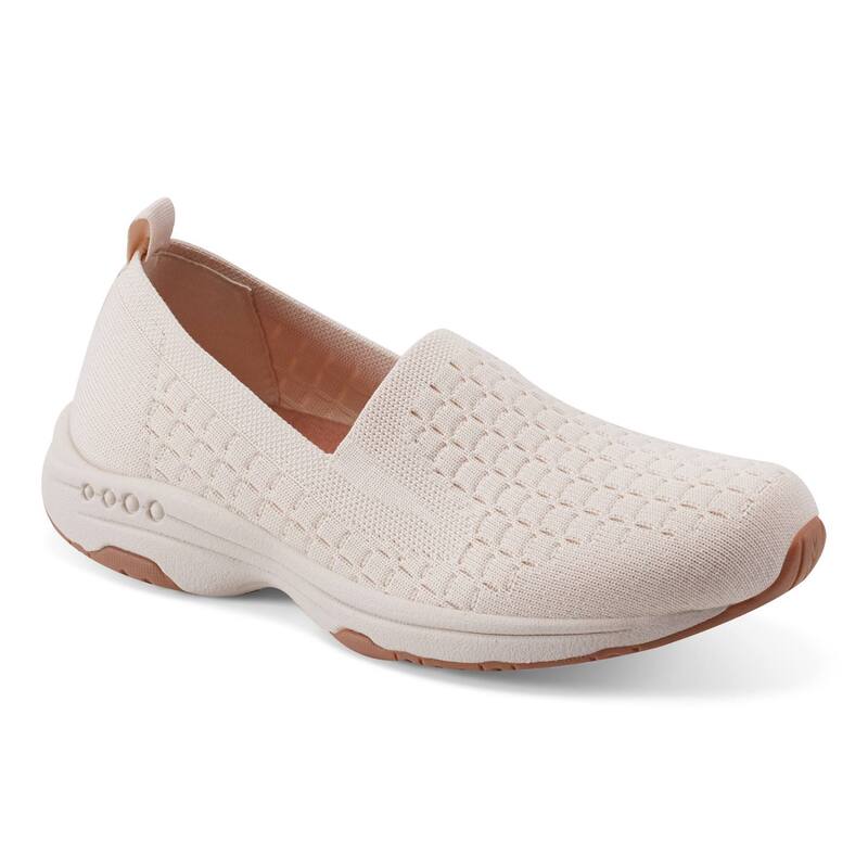 イージースピリット レディース シューズ スニーカー 編み物 Easy Spiritech Women\u0027s Knit Slip-On Shoes Ivory 象牙色