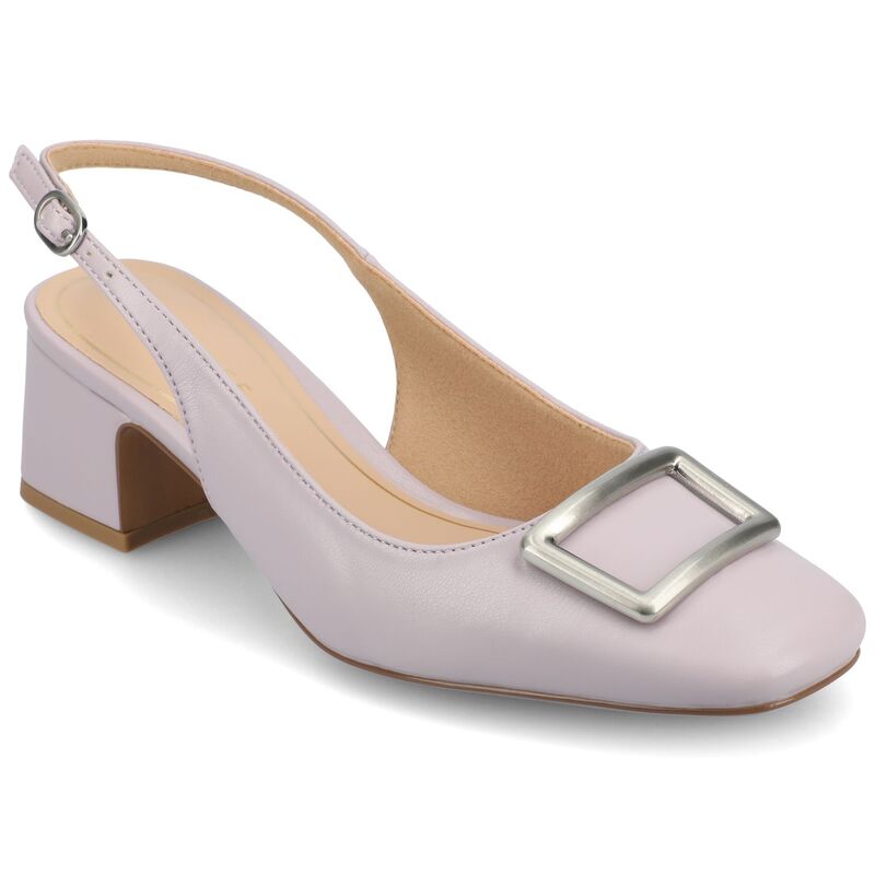 ジュルネ コレクション レディース シューズ パンプス Journee Collection Everlee Women's Tru Comfort Foam Sling Back Square Toe Pumps Lilac ライラック