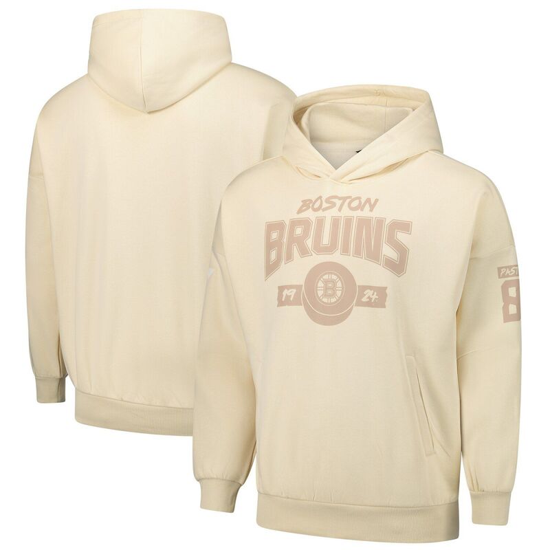 レベルウェア メンズ トップス Tシャツ パーカー Men's Levelwear David Pastrnakhaki Boston Bruins Oversized Contact Name & Number Pullover Hoodie Bsbeig K カーキ