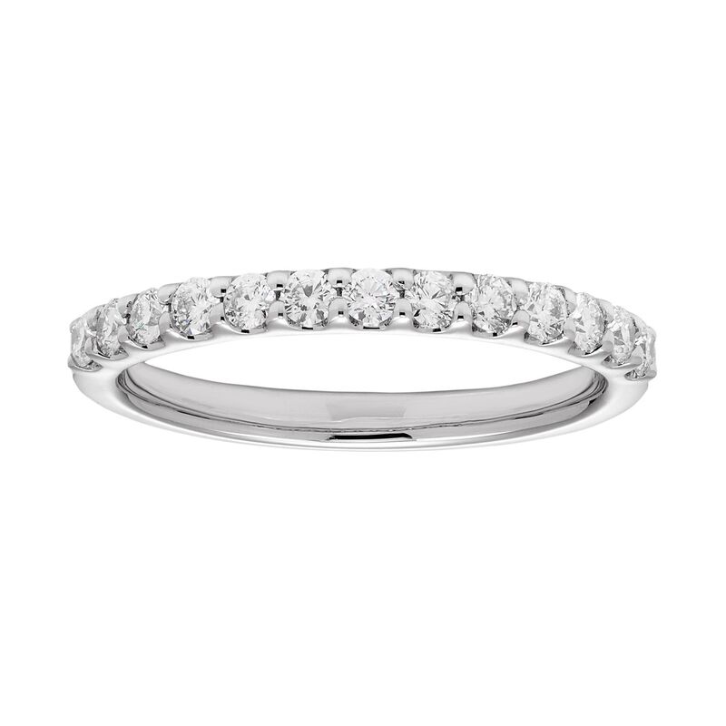 アンブランデッド レディース アクセサリー リング Unbranded The Regal Collection 14k Gold 3/8 Carat.W. IGL Certifiediamond Wedding Band White ホワイト