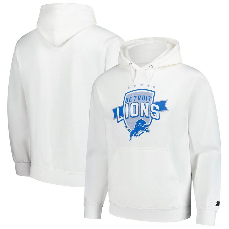 スターター メンズ トップス Tシャツ ヴィンテージ パーカー Men'starter White Detroit Lions Vintage Pullover Hoodie Lns White ホワイト