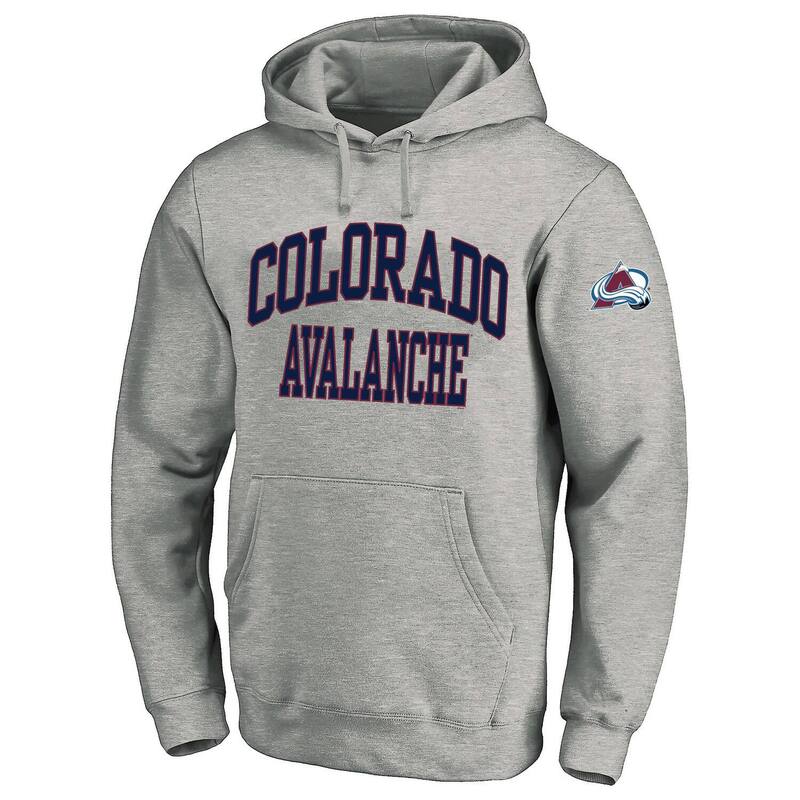 ファナティクス メンズ トップス Tシャツ トール フリース パーカー Men's Fanatics Heather Gray Colorado Avalanche Big & Tall Fleece Pullover Hoodie Ava Grey グレー｜ReVida 店