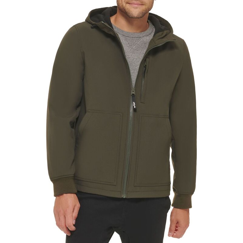 リーバイス メンズ アウター ジャケット・ブルゾン フーデッドジャケット Men's Levi'softshell Utility Hooded Jacket Olive オリーブ