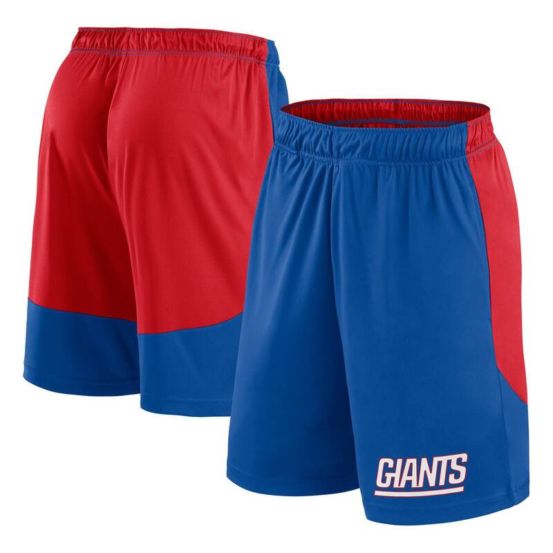 ファナティクス メンズ ボトムス ハーフパンツ・ショーツ ポリエステル ショートパンツ Men's Fanatics Royal/Red New York Giants Launch Polyester Shorts Gia Blue ブルー｜ReVida 店