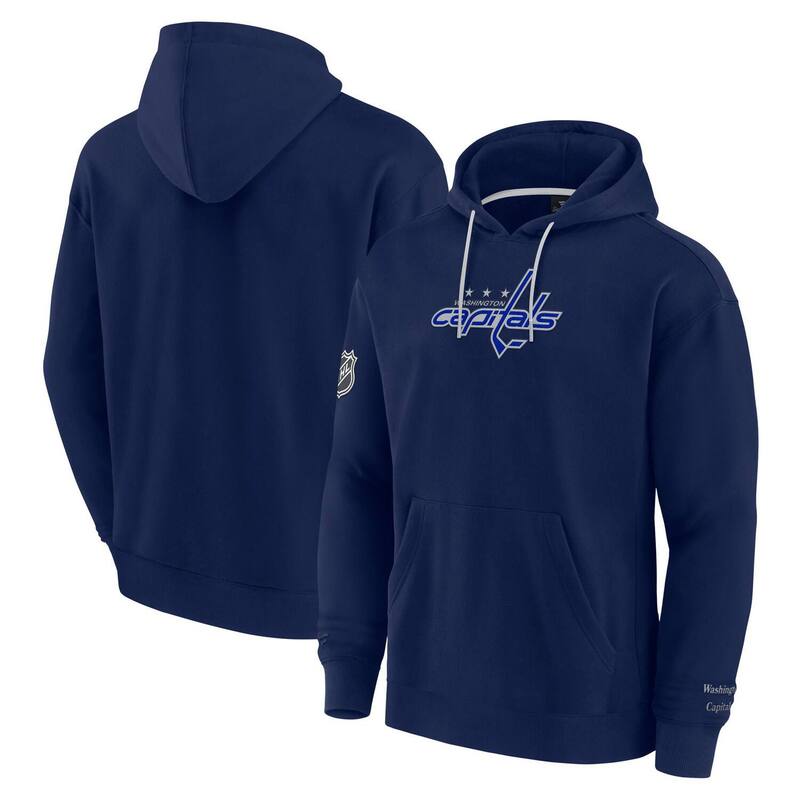 ファナティクス メンズ トップス Tシャツ キャップ パーカー Men's Fanatics Navy Washington Capitals Elements Pace Pullover Hoodie Cap Navy ネイビー