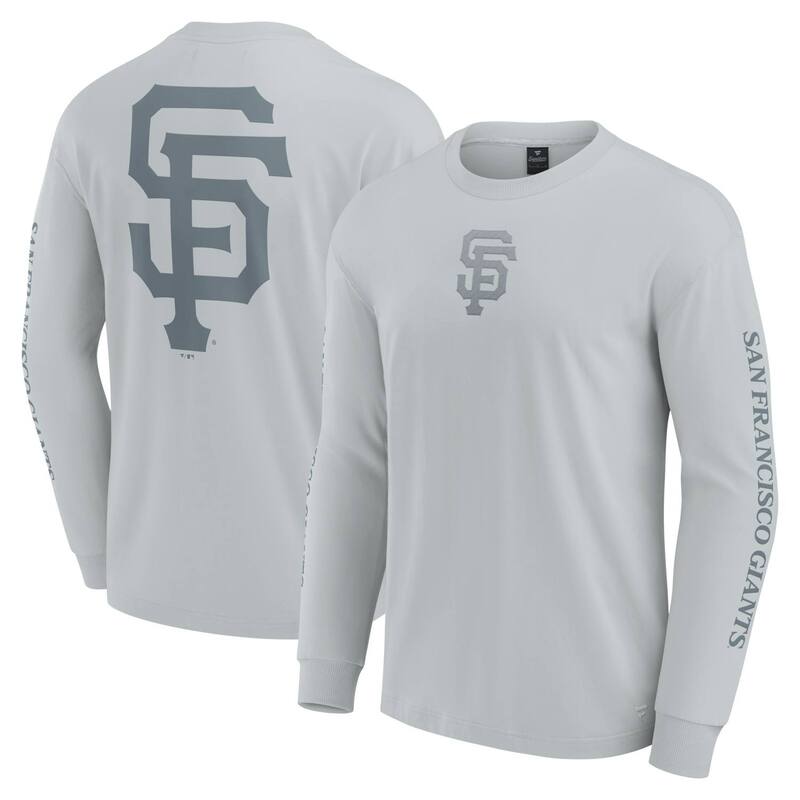 ファナティクス メンズ トップス Tシャツ Men's Fanatics Gray San Francisco Giants Elementstrive Long Sleeve T-Shirt Gnt Grey グレー