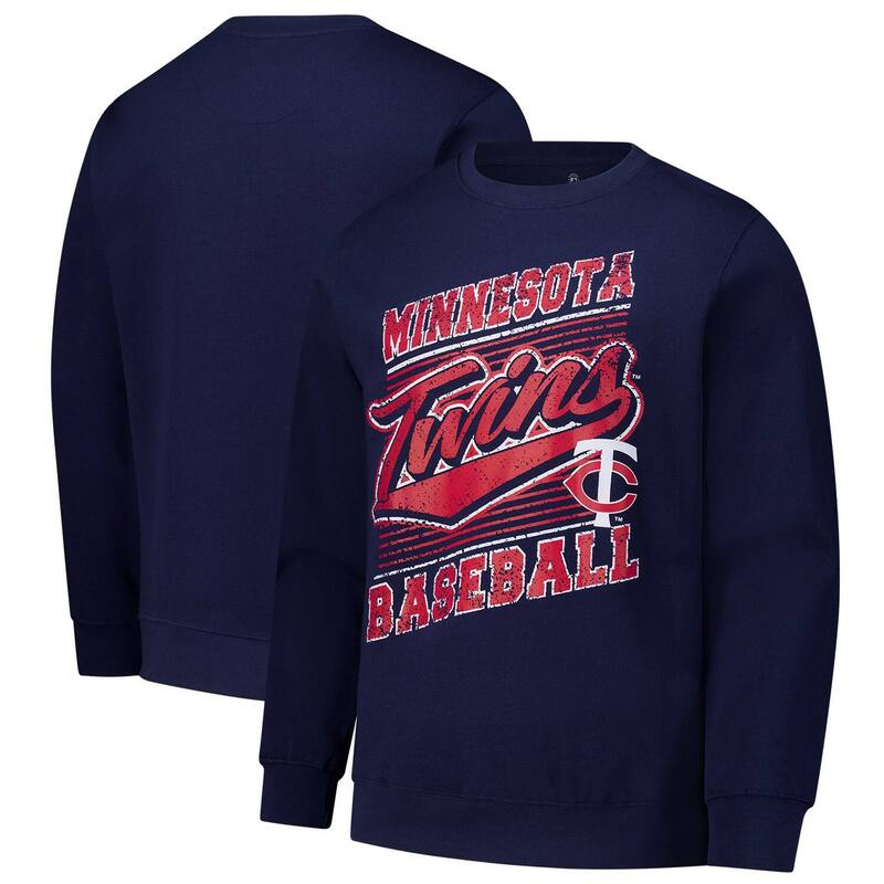 スティッチーズ メンズ トップス Tシャツ スウェット Men'stitches Navy Minnesota Twins Pullover Sweatshirtwnavy ネイビー 9,485円