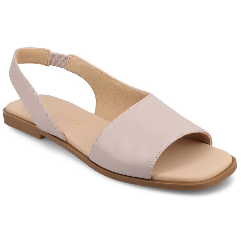 ジャーニー レディース シューズ サンダル Journee Brinsley Women's Tru Comfort Foam Croco Texture Sling Back Sandals Lilac ライラック