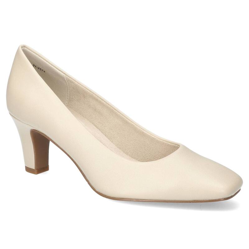 イージーストリート レディース シューズ パンプス Easy Street Poet Women'square Toe Pumps Bone