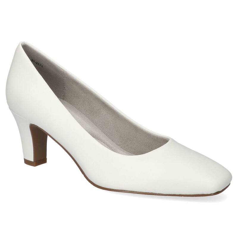 イージーストリート レディース シューズ パンプス Easy Street Poet Women'square Toe Pumps White ホワイト